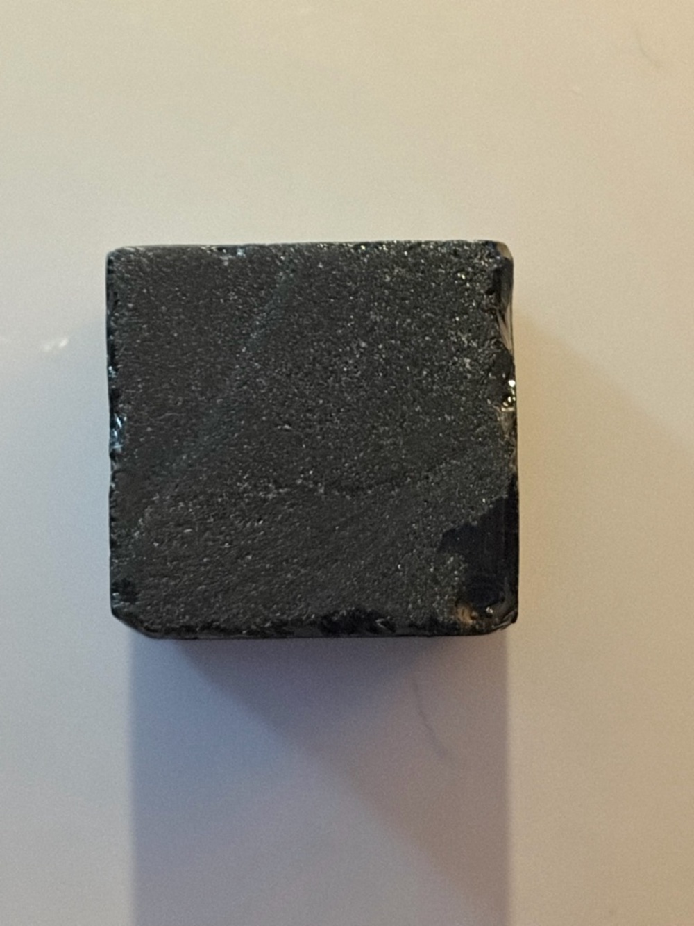 Real Genuine Black Obsidian Square For Jewelry Making / Cutting Gems